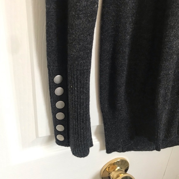 Grey Cowl Neck Sweater Size Large - Picture 3 of 4